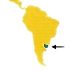 World Map Uruguay