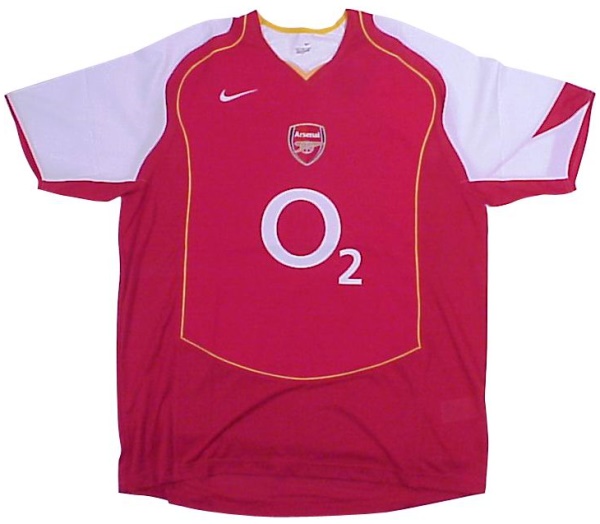 arsenal 2005 jersey