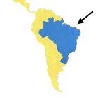 Brazil in the World: Map