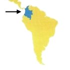 Colombia in the World: Map