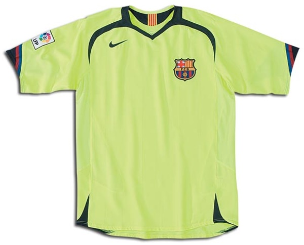 Barcelona shirts: 2007 third green shirt