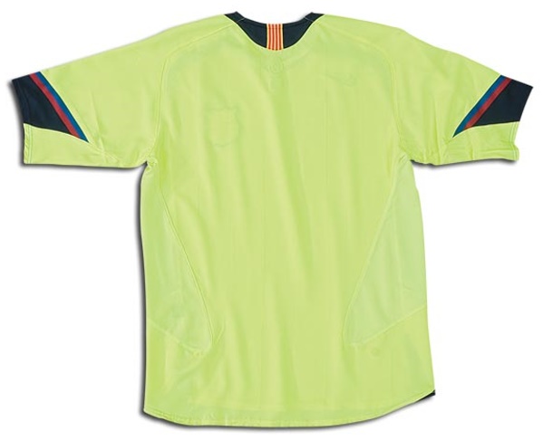 Barcelona shirts: 2007 third green shirt